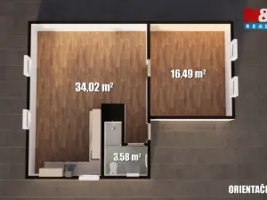 Prodej bytu 2+kk, Děčín - Děčín VIII-Dolní Oldřichov, Na Hrázi, 54 m2