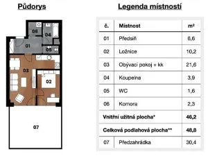 Prodej bytu 2+kk, Praha - Žižkov, Malešická, 49 m2