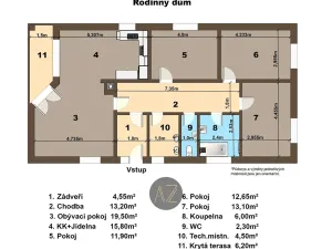 Prodej rodinného domu, Zahořany, 103 m2
