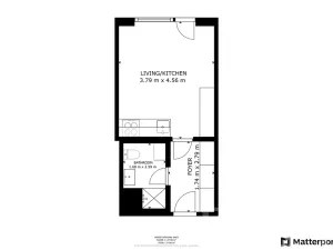 Pronájem bytu 1+kk, Praha - Strašnice, Ramonova, 27 m2