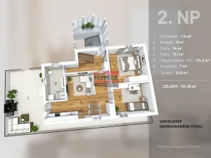 Prodej rodinného domu, Tábor, Souhradí, 231 m2