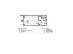 Pronájem bytu 1+kk, Brno, Studentská, 25 m2