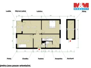 Prodej bytu 3+1, Hrádek - Nová Huť, 1. máje, 67 m2