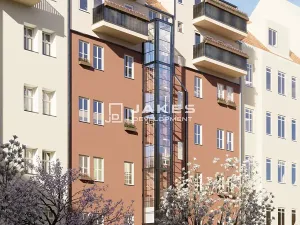 Prodej bytu 1+kk, Praha - Smíchov, Grafická, 18 m2