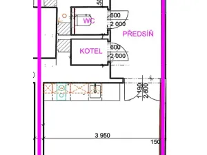 Pronájem bytu 1+kk, Brno, Körnerova, 35 m2