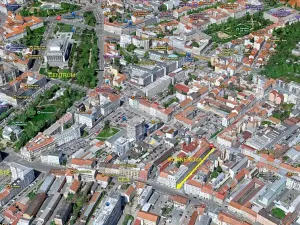 Pronájem bytu 1+kk, Brno, Körnerova, 35 m2