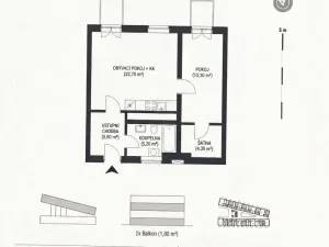 Prodej bytu 2+kk, Svitavy - Předměstí, Říční, 54 m2
