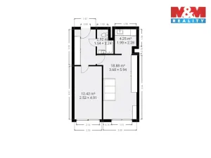 Prodej bytu 2+kk, Praha - Košíře, Zahradníčkova, 47 m2