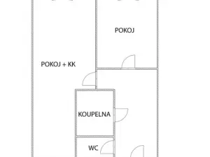 Pronájem bytu 2+kk, Lány, U lipky, 44 m2