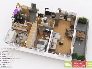 Prodej bytu 3+kk, Praha, Studnická, 93 m2