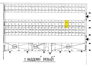 Pronájem garáže, Praha - Kyje, Manželů Dostálových, 19 m2