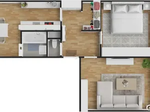 Prodej bytu 2+1, Tišnov, Halasova, 51 m2