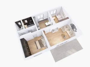 Pronájem bytu 3+1, Drozdov, 90 m2