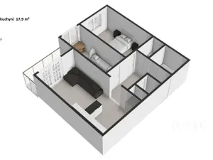 Prodej bytu 3+kk, Praha - Uhříněves, Oty Bubeníčka, 51 m2