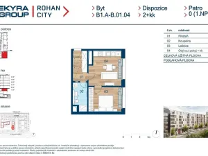 Prodej bytu 2+kk, Praha - Karlín, Sokolova, 40 m2