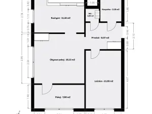 Prodej bytu 3+1, Jablonec nad Nisou, Jizerská, 59 m2