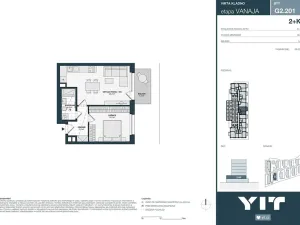 Prodej bytu 2+kk, Kladno, Unhošťská, 48 m2