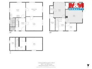 Prodej rodinného domu, Velvary, Tyršova, 160 m2