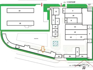 Pronájem skladu, Praha - Hostivař, U továren, 3360 m2