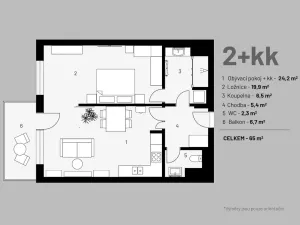 Prodej bytu 2+kk, Praha - Vinohrady, Korunní, 58 m2