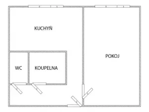 Prodej bytu 1+1, Bohumín - Nový Bohumín, Mírová, 35 m2