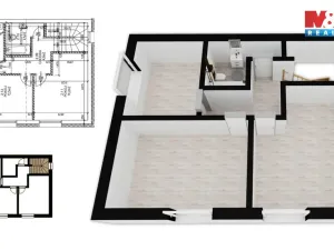 Prodej rodinného domu, Králův Dvůr, Fibichova, 97 m2