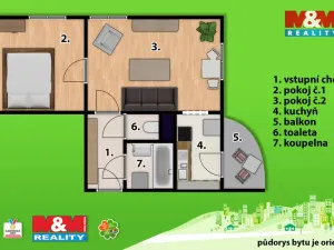 Pronájem bytu 2+1, Holice, Ottmarova, 62 m2