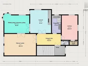 Pronájem bytu 3+1, Brno, Lerchova, 132 m2