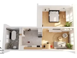 Pronájem bytu 2+kk, Kopřivnice, Sadová, 55 m2