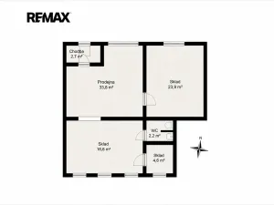 Prodej obchodního prostoru, Slaný, Na Dolíkách, 83 m2