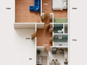 Pronájem bytu 3+kk, Ostrava, 28. října, 69 m2