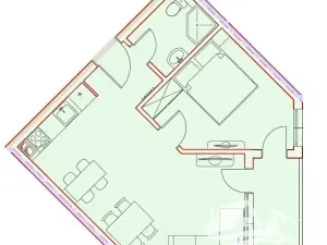Prodej bytu 2+kk, Bjala, Bulharsko, 46 m2