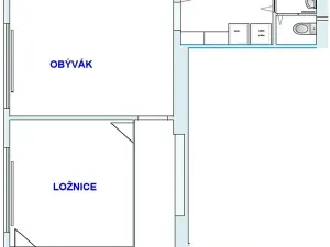 Pronájem bytu 2+1, Kladno, 57 m2