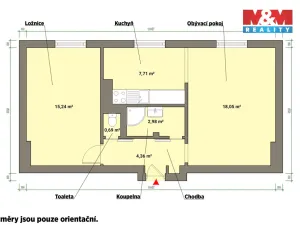 Pronájem bytu 2+1, Mariánské Lázně - Úšovice, Skalníkova, 52 m2