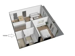 Pronájem bytu 2+kk, Brno, Kollárova, 85 m2