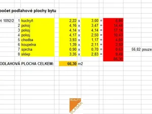 Pronájem bytu 3+kk, Kadaň, Březinova, 66 m2