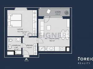 Pronájem bytu 2+kk, Hostivice, Cihlářská, 40 m2