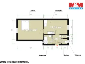 Pronájem bytu 1+1, Plzeň - Jižní Předměstí, Čechova, 43 m2