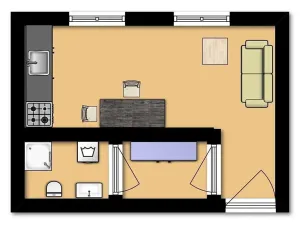Pronájem bytu 1+kk, Brno, Koliště, 30 m2