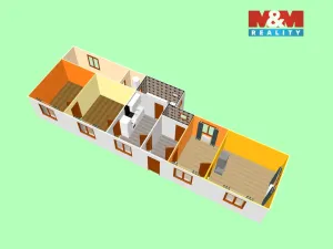 Prodej chalupy, Rataje nad Sázavou - Mirošovice, 95 m2