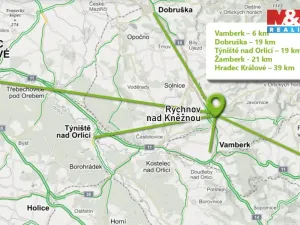 Pronájem bytu 2+kk, Rychnov nad Kněžnou, Nové domy, 48 m2