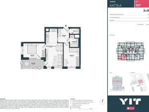 Prodej bytu 3+kk, Praha - Kamýk, Imrychova, 60 m2