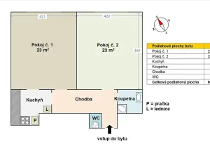 Pronájem bytu 2+kk, Praha - Dejvice, Zikova, 61 m2