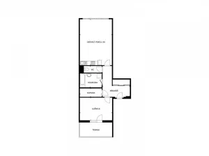 Pronájem bytu 2+kk, Praha - Kunratice, Muškova, 73 m2