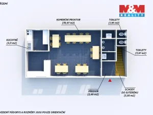 Pronájem restaurace, Radnice, Sídliště, 108 m2