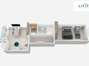 Pronájem bytu 2+kk, Olomouc, Masarykova třída, 55 m2