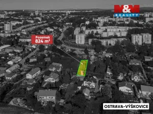 Prodej pozemku pro bydlení, Ostrava, K Odře, 824 m2
