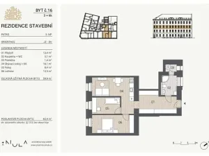Pronájem bytu 3+kk, Brno, Stavební, 66 m2