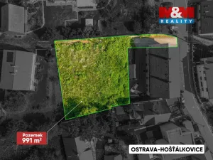 Prodej pozemku pro bydlení, Ostrava - Hošťálkovice, 991 m2