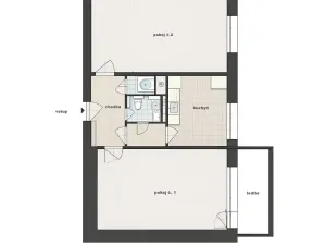 Prodej bytu 2+1, Ostrava, Čkalovova, 56 m2